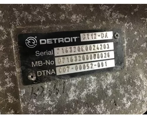 DETROIT DT12-DA (2ND GEN DIRECT) TRANSMISSION ASSEMBLY