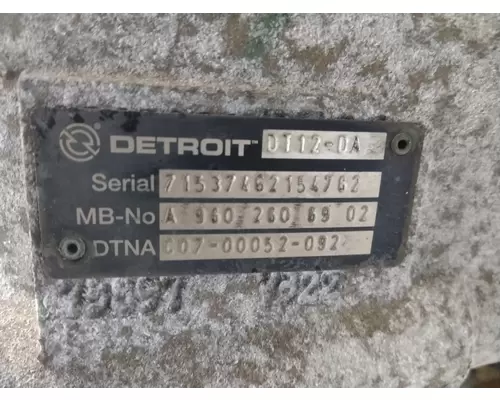 DETROIT DT12-DA (2ND GEN DIRECT) TRANSMISSION ASSEMBLY