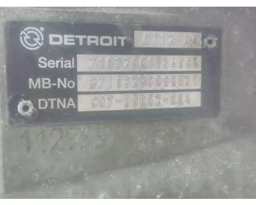 DETROIT DT12-DA (2ND GEN DIRECT) TRANSMISSION ASSEMBLY