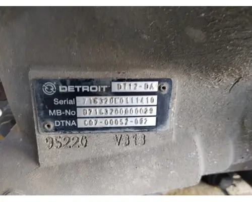 DETROIT DT12-DA (2ND GEN DIRECT) TRANSMISSION ASSEMBLY