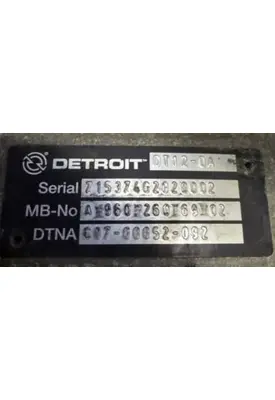 DETROIT DT12-DA (2ND GEN DIRECT) TRANSMISSION ASSEMBLY