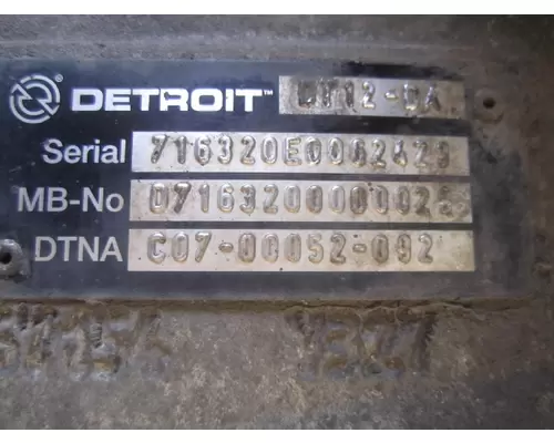 DETROIT DT12-DA (2ND GEN DIRECT) TRANSMISSION ASSEMBLY