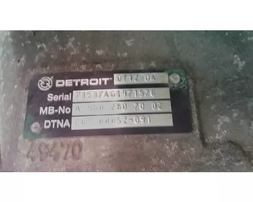 DETROIT DT12-DA (2ND GEN DIRECT) TRANSMISSION ASSEMBLY