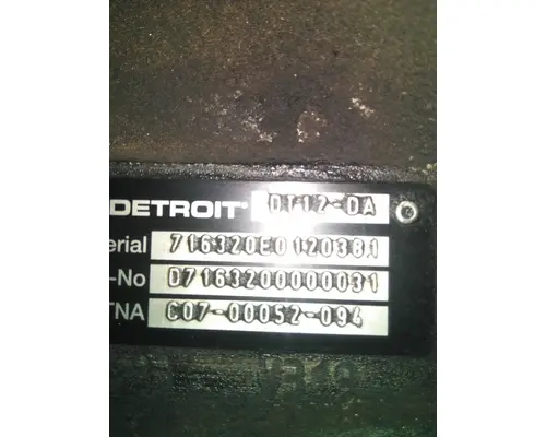 DETROIT DT12-DA (3RD GEN DIRECT) TRANSMISSION ASSEMBLY