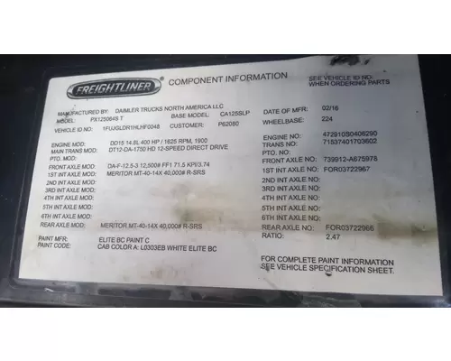 DETROIT DT12-DA-1750 HD Transmission Assembly