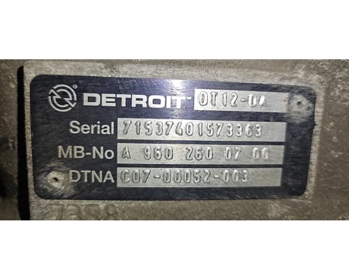DETROIT DT12-DA Transmission Assembly