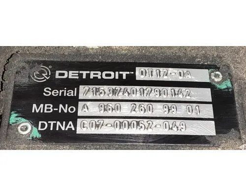 DETROIT DT12-DA TransmissionTransaxle Assembly