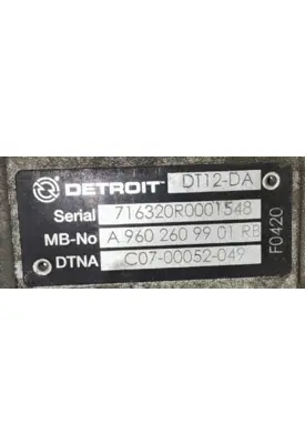 DETROIT DT12-DA Transmission/Transaxle Assembly