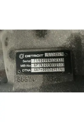 DETROIT DT12-DA Transmission/Transaxle Assembly