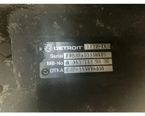 DETROIT DT12-DA TransmissionTransaxle Assembly