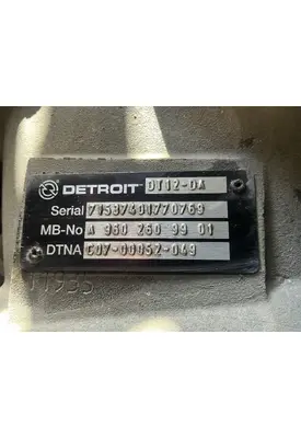 DETROIT DT12-DA Transmission/Transaxle Assembly
