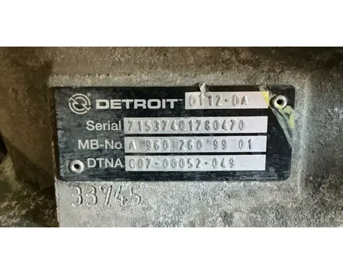 DETROIT DT12-DA TransmissionTransaxle Assembly
