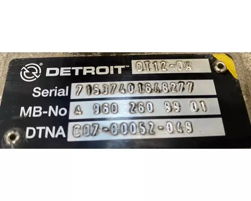 DETROIT DT12-DA Transmission