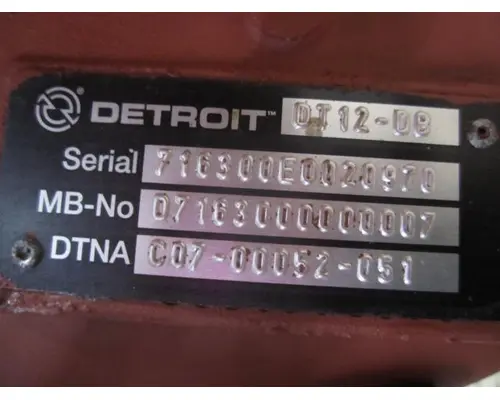 DETROIT DT12-DB (1ST GEN DIRECT) TRANSMISSION ASSEMBLY