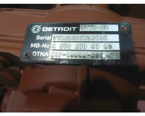 DETROIT DT12-DB (1ST GEN DIRECT) TRANSMISSION ASSEMBLY