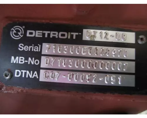 DETROIT DT12-DB (2ND GEN DIRECT) TRANSMISSION ASSEMBLY