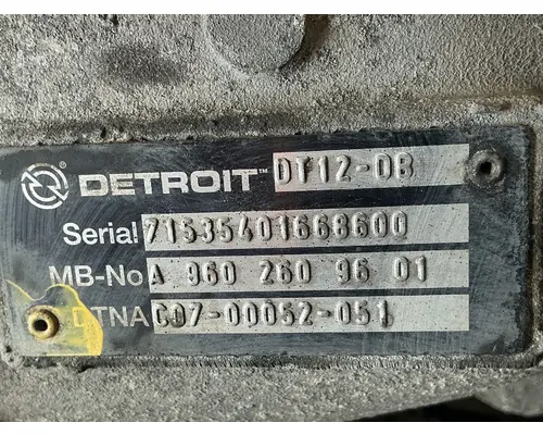 DETROIT DT12-DB TransmissionTransaxle Assembly