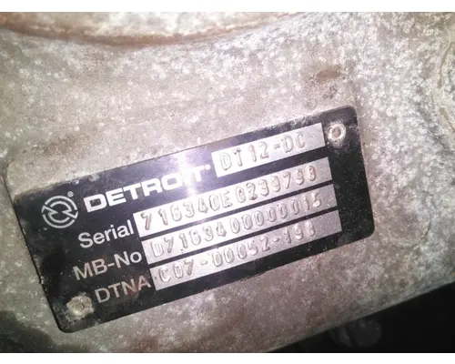 DETROIT DT12-DC (4TH GEN DIRECT) TRANSMISSION ASSEMBLY