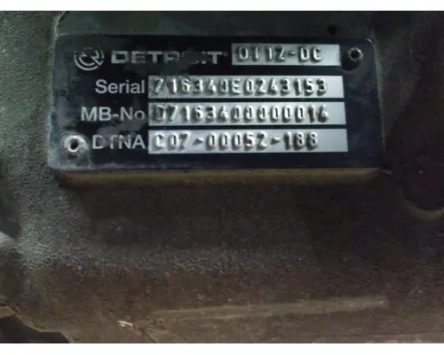 DETROIT DT12-DC (5TH GEN DIRECT) TRANSMISSION ASSEMBLY