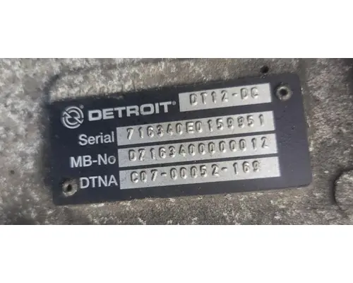 DETROIT DT12-DC (5TH GEN DIRECT) TRANSMISSION ASSEMBLY