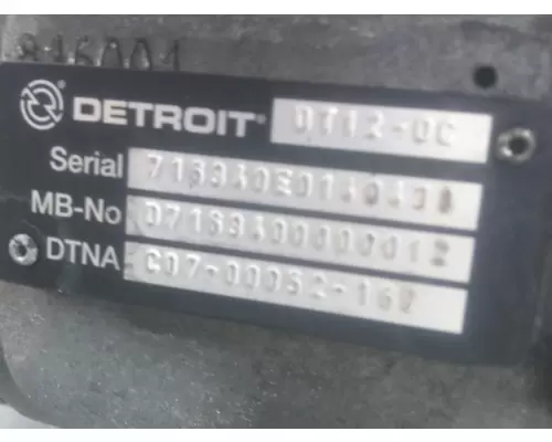 DETROIT DT12-DC TRANSMISSION ASSEMBLY