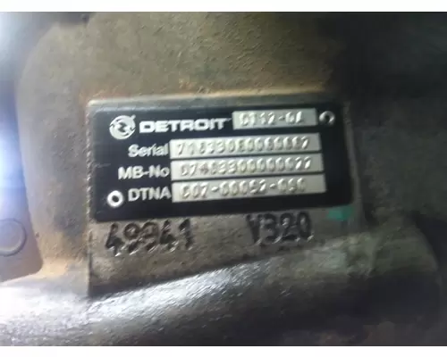 DETROIT DT12-DC TRANSMISSION ASSEMBLY