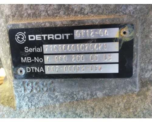 DETROIT DT12-OA (1ST GEN OVERDRIVE) TRANSMISSION ASSEMBLY