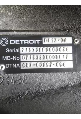 DETROIT DT12-OA (1ST GEN OVERDRIVE) TRANSMISSION ASSEMBLY