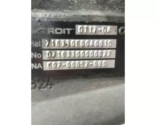 DETROIT DT12-OA (1ST GEN OVERDRIVE) TRANSMISSION ASSEMBLY