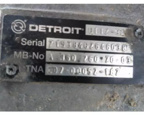DETROIT DT12-OA (2ND GEN OVERDRIVE) TRANSMISSION ASSEMBLY
