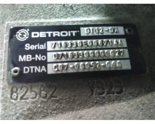 DETROIT DT12-OA (2ND GEN OVERDRIVE) TRANSMISSION ASSEMBLY