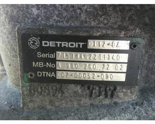 DETROIT DT12-OA (2ND GEN OVERDRIVE) TRANSMISSION ASSEMBLY