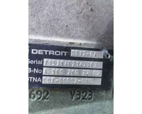 DETROIT DT12-OA (2ND GEN OVERDRIVE) TRANSMISSION ASSEMBLY