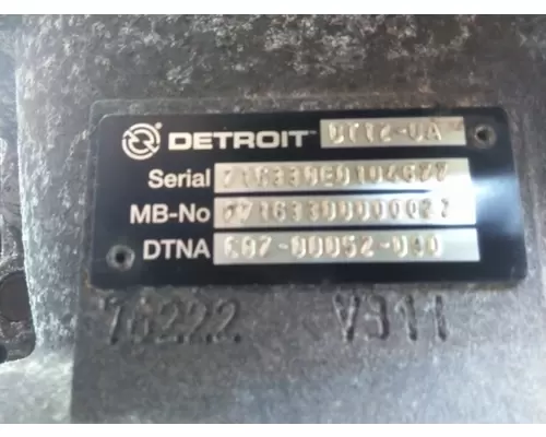 DETROIT DT12-OA (2ND GEN OVERDRIVE) TRANSMISSION ASSEMBLY