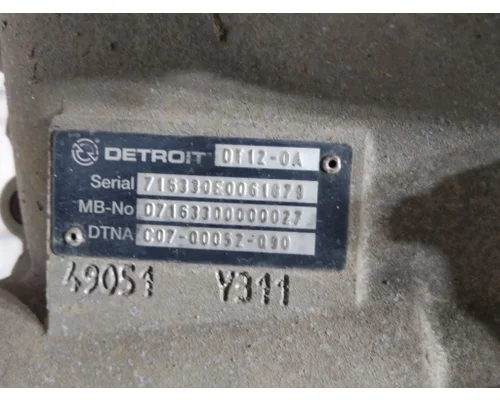 DETROIT DT12-OA (2ND GEN OVERDRIVE) TRANSMISSION ASSEMBLY