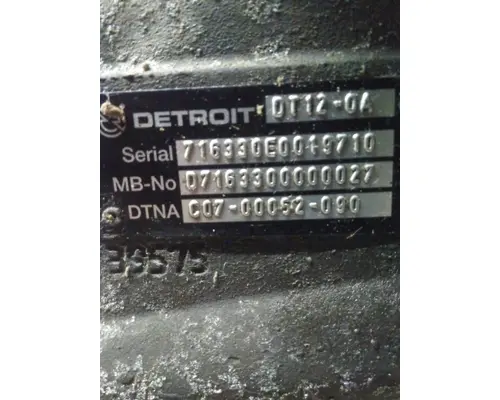 DETROIT DT12-OA (2ND GEN OVERDRIVE) TRANSMISSION ASSEMBLY