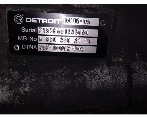 DETROIT DT12-OA (2ND GEN OVERDRIVE) TRANSMISSION ASSEMBLY