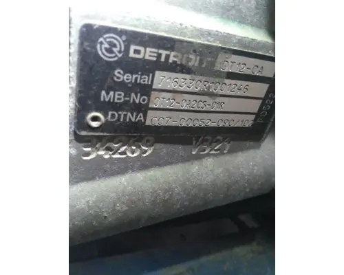 DETROIT DT12-OA (2ND GEN OVERDRIVE) TRANSMISSION ASSEMBLY
