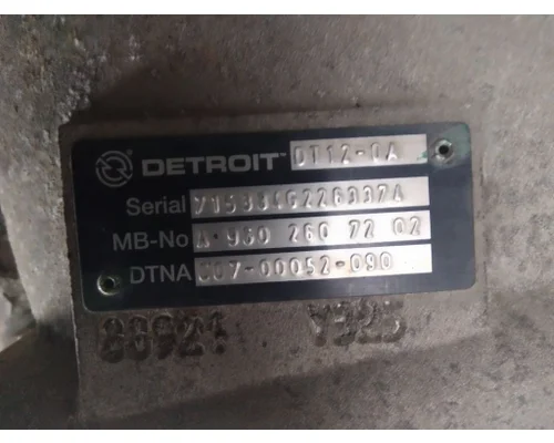 DETROIT DT12-OA (2ND GEN OVERDRIVE) TRANSMISSION ASSEMBLY