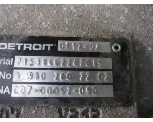 DETROIT DT12-OA (2ND GEN OVERDRIVE) TRANSMISSION ASSEMBLY