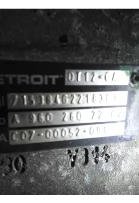 DETROIT DT12-OA (2ND GEN OVERDRIVE) TRANSMISSION ASSEMBLY