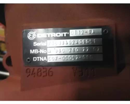 DETROIT DT12-OA (2ND GEN OVERDRIVE) TRANSMISSION ASSEMBLY