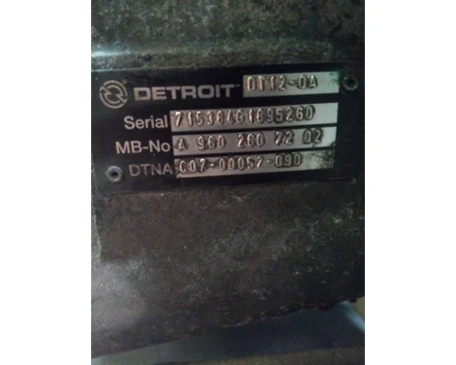 DETROIT DT12-OA (2ND GEN OVERDRIVE) TRANSMISSION ASSEMBLY