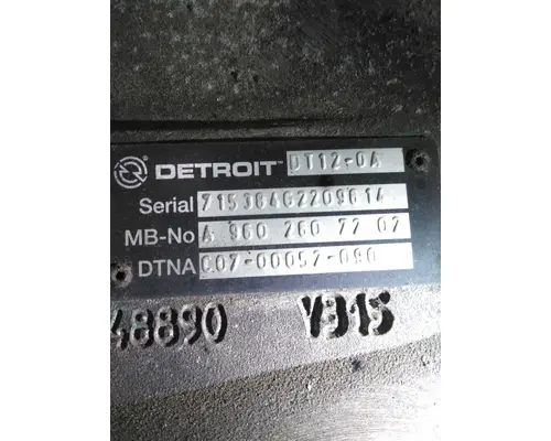 DETROIT DT12-OA (2ND GEN OVERDRIVE) TRANSMISSION ASSEMBLY