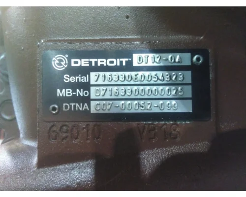 DETROIT DT12-OA (2ND GEN OVERDRIVE) TRANSMISSION ASSEMBLY