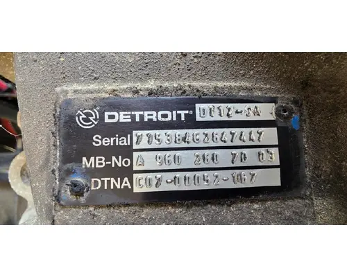 DETROIT DT12-OA (2ND GEN OVERDRIVE) TRANSMISSION ASSEMBLY