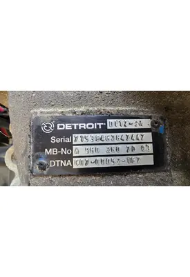 DETROIT DT12-OA (2ND GEN OVERDRIVE) TRANSMISSION ASSEMBLY