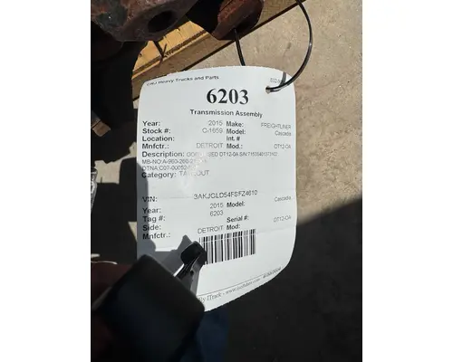 DETROIT DT12-OA Transmission Assembly