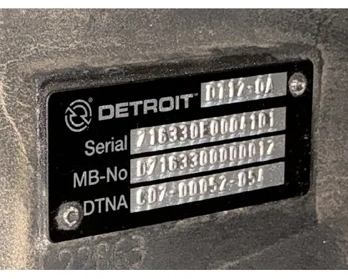 DETROIT DT12-OA TransmissionTransaxle Assembly