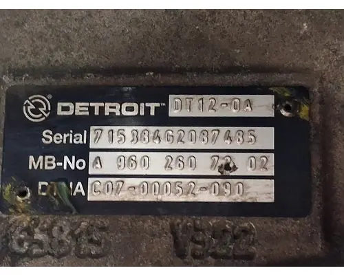 DETROIT DT12-OA TransmissionTransaxle Assembly